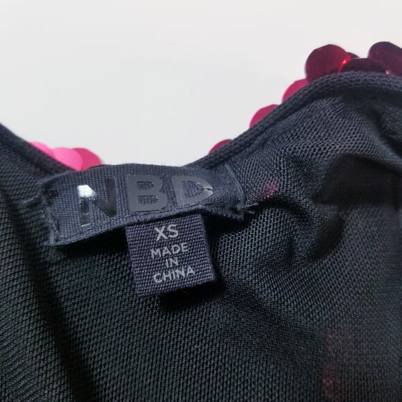 Revolve NBD Sequins Mini Cocktail Dress Christmas Holiday Disco - Picture 10 of 12